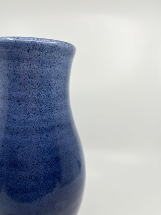 Vase émaillé bleu Ratilly - Les Fleurs Sauvages - vase