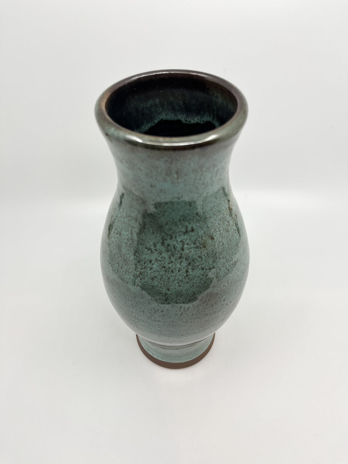 Vase émaillé vert Ratilly - Les Fleurs Sauvages - vase