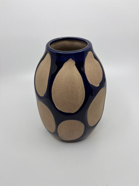 Vase en céramique bleu hauteur 20cm - Les Fleurs Sauvages - vase