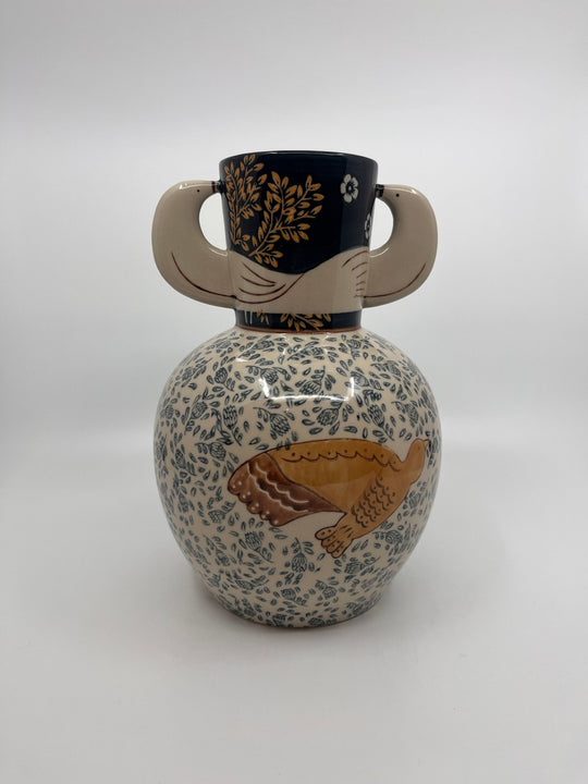 Vase en céramique oiseau - Les Fleurs Sauvages - vase