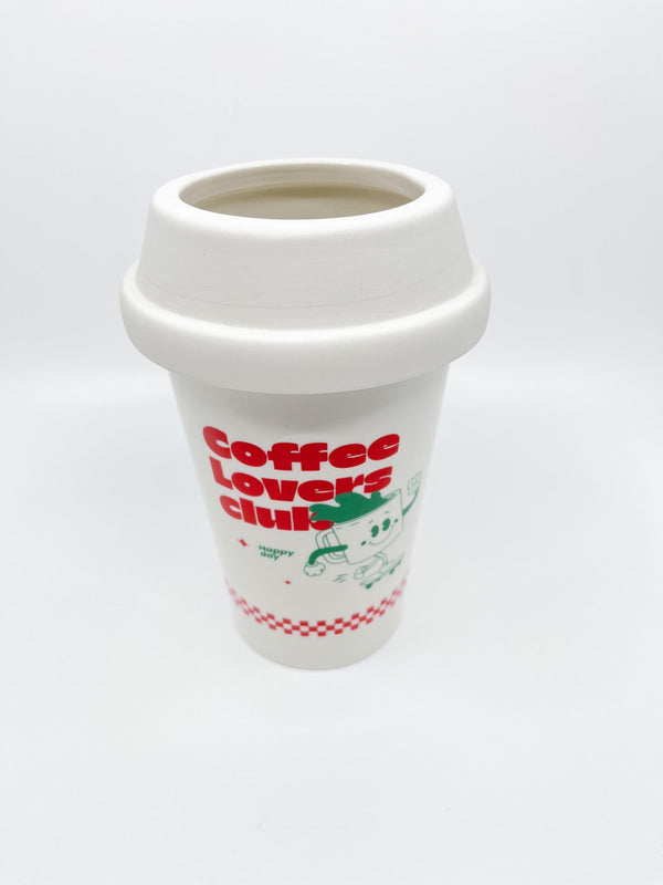 Vase Fluid Coffee Lovers Club - Les Fleurs Sauvages - vase