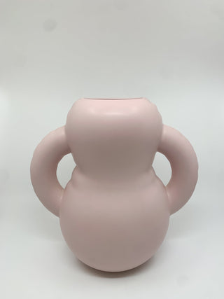 Vase Oscar en céramique couleur rose mat - Les Fleurs Sauvages - vase