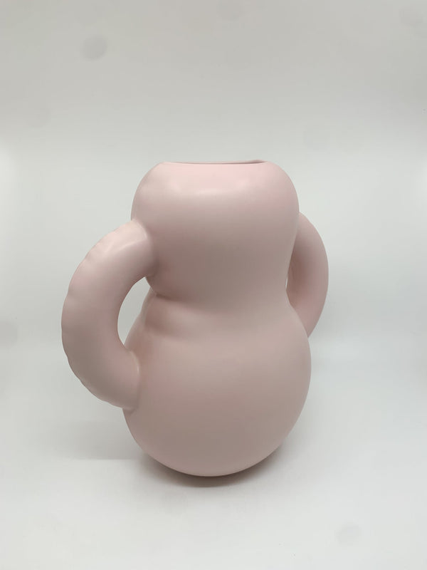 Vase Oscar en céramique couleur rose mat - Les Fleurs Sauvages - vase