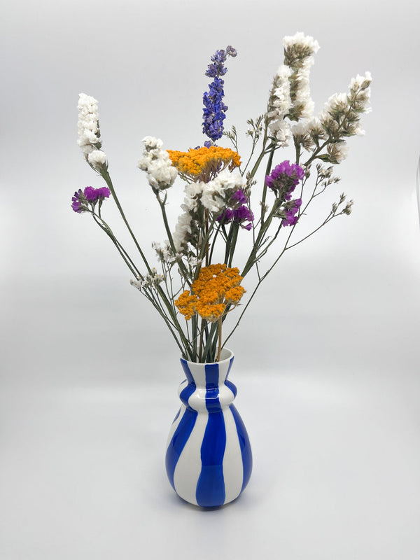 Vase QR Carolina Blue - Les Fleurs Sauvages - vase
