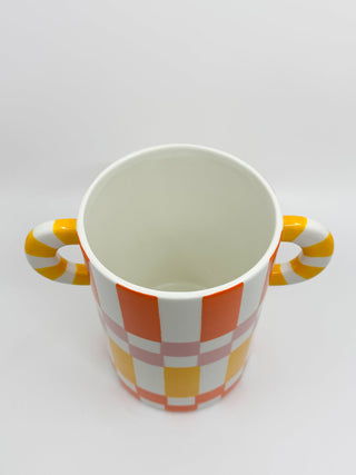 Vase Que Rico - Ricardo orange/jaune/rose - Les Fleurs Sauvages - vase