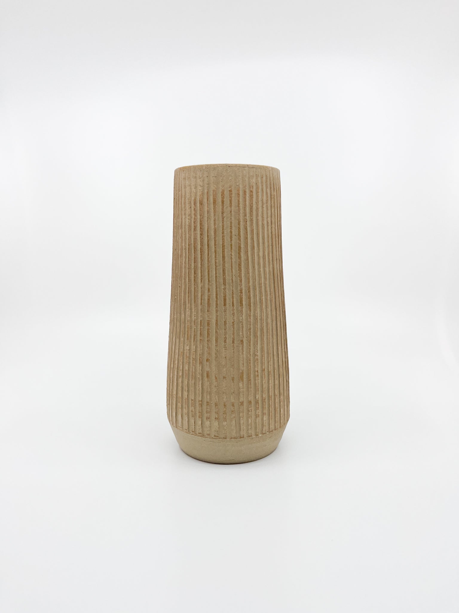 Vase Susan Mackie beige - Les Fleurs Sauvages - vase