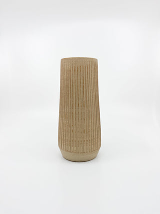 Vase Susan Mackie beige - Les Fleurs Sauvages - vase