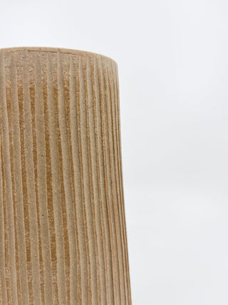 Vase Susan Mackie beige - Les Fleurs Sauvages - vase