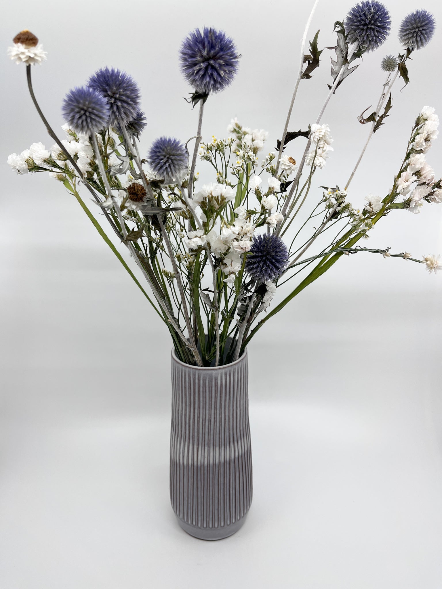 Vase Susan Mackie gris - Les Fleurs Sauvages - vase