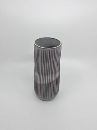 Vase Susan Mackie gris - Les Fleurs Sauvages - vase