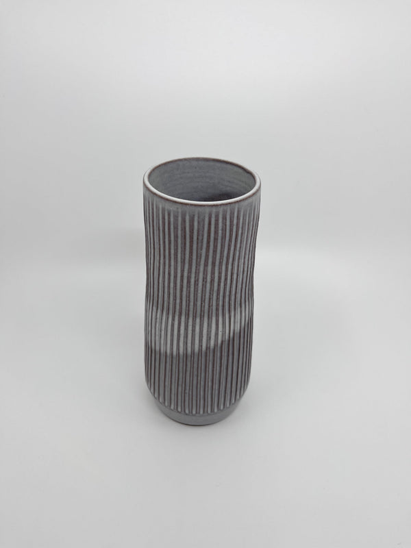 Vase Susan Mackie gris - Les Fleurs Sauvages - vase