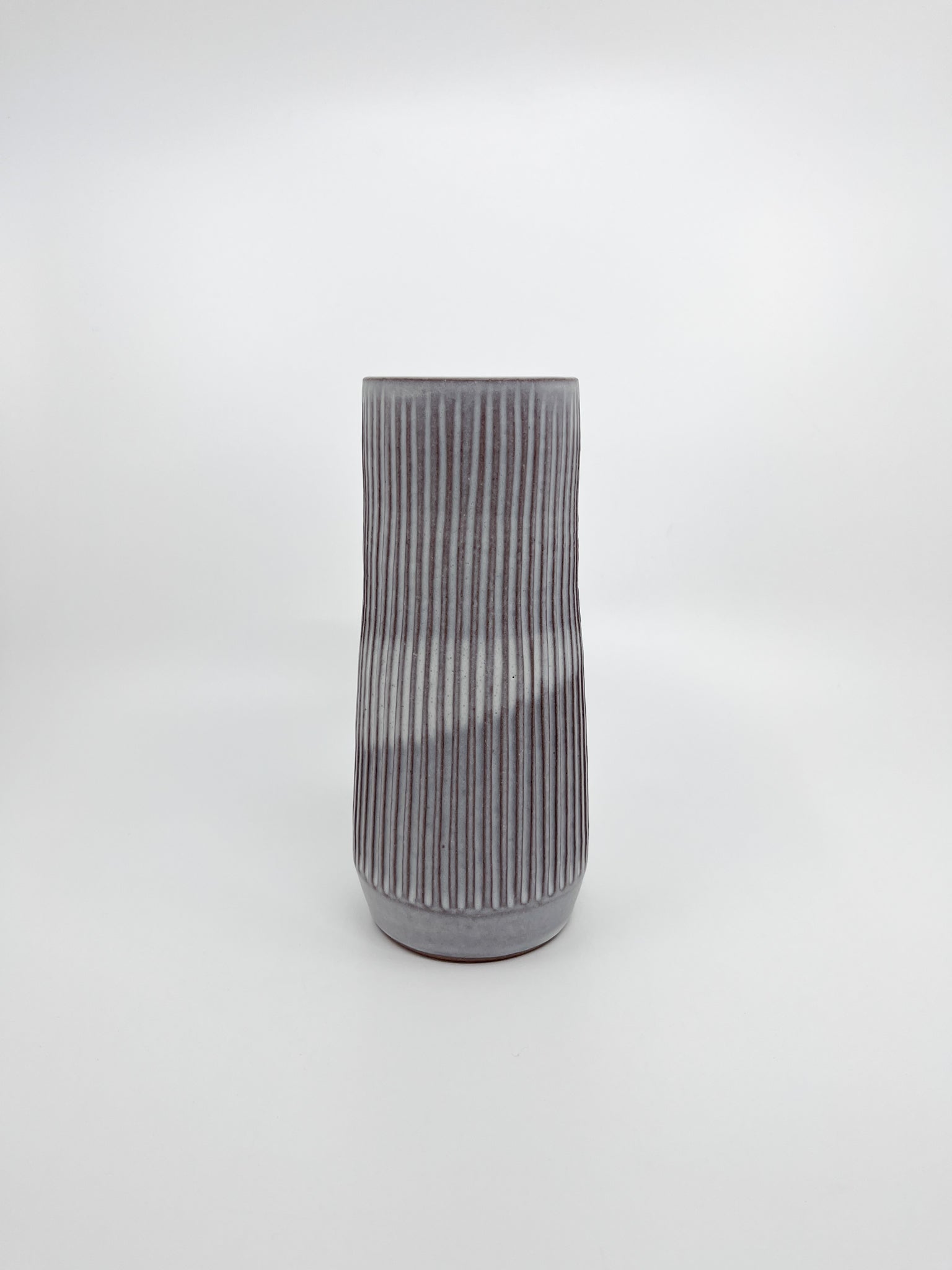 Vase Susan Mackie gris - Les Fleurs Sauvages - vase