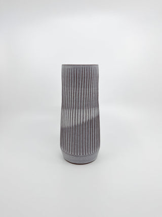 Vase Susan Mackie gris - Les Fleurs Sauvages - vase