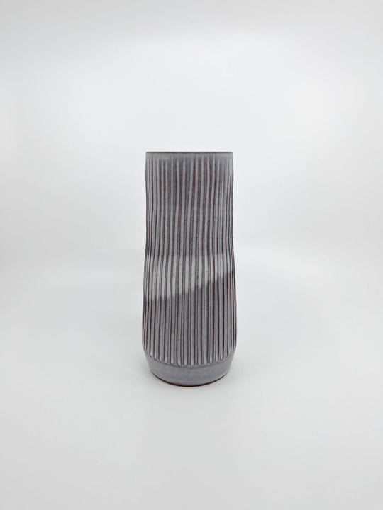 Vase Susan Mackie gris - Les Fleurs Sauvages - vase
